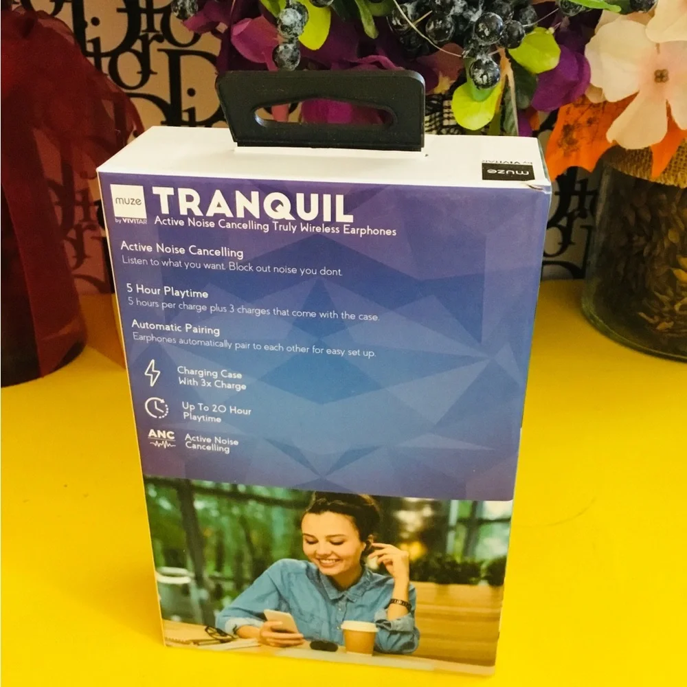 Muze Tranquil Wireless Earphones - White